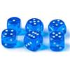 BESCON DICE Dadi di precisione per stampa da 14,5 mm, colori traslucidi 0,56 pollici, set da 6 pezzi