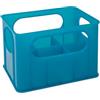 dBb Remond 177149 - Porta biberon, 6 scomparti, biberon grandi e piccoli, colore: Turchese semitrasparente