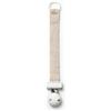 Elodie Details Clip per Succhietto Bambino Bambina - Catenella Portaciuccio & Reggiciuccio Universale - Senza BPA - Portasucchietto - Idea Regalo Nascita Neonato Unisex - Silver Sheen