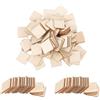 SUPVOX 300 pezzi quadrati in legno per fai da te e dipingere dischi naturale decorazione spargimento di Natale coriandoli matrimonio tavolo bambini artigianato 2,5 cm