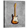 DìMò ART Quadro Stampa su Tela con Telaio in Legno Rogan Mark Fender Stratocaster 54 Misura 80x60 CM