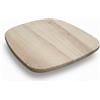 Generico SEDILE POLIMERICO IN LEGNO MULTISTRATO MDF CON FINITURA IN LAMINATO COMPATIBILE CON SEDIE E SGABELLI (Olmo)