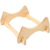 COLLBATH Supporto per Botte in Legno Naturale Design Classico Supporto Affidabile e Durata lungo Termine per Casa e Piano di Lavoro