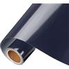 QUARKZMAN Vinile Trasferibile Termico Blu Scuro, Rotolo da 10 Pollici x 9.8 Piedi per Taglio Decalcomanie, Insegne, Scrapbooking, Fai da Te, Decorazione Casa
