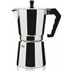 HAEGER Caffettiera Italiana MOKA POT 6 - Capacità 6 tazze