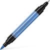 Faber-Castell Art & Graphic Pitt Artist Pen Dual Marker India Ink, Ultramarine, Single Pitt Pen, per arte, artigianato, disegno, schizzi, casa, scuola, università, colorare