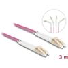 Delock - Cavo di rete - da LC Multi-Mode (M) a LC Multi-Mode (M) - 3,0 m - fibra ottica - duplex - 50/125 micrometri - OM4 -