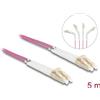 Delock - Cavo di rete - LC Multi-Mode (M) angolato a LC Multi-Mode (M) angolato - 5,0 m - fibra ottica - duplex - 50/12