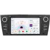 OEM Autoradio, lettore multimediale con funzionalità video, compatibile con smartphone, compatibile con BMW Serie 3 (modelli E90, E91, E92, E93), GPS, modello S8 AHDC2