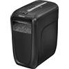 Fellowes distruggi documenti a frammento 60Cs, 10 fogli, per casa e piccolo ufficio, uso personale, cestino da 22 litri, distruggidocumenti con tecnologia Safesense, nero