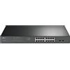 TP-Link Switch di rete TP-Link TL-SG1218MPE Gestito L2 Gigabit Ethernet (10/100/1000) Supporto Power over (PoE) 1U Nero [TL-SG1218MPE]