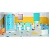 Goki 51541 Mobili per Marionette Flessibili, Bagno, Misto