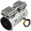 DCSYOG Testa della pompa del compressore d'aria, pompa per vuoto senza olio, motore in rame da 550 W, 8 bar, 125 l/min, 65 dB, per alimenti e medicina, connettore G1/4