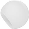 Generico Paralume in Vetro Bianco Opaco Doppia Apertura Versatile per Lampadari e Lampade a Sospensione, per Soggiorno e Arredamento Casa Moderno