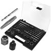TOOLMAYS Set di 28 Estrattore viti Danneggiate, 3/8 Cr-Mo Estrattore Viti Spanate, Set estrattore per viti a sinistra