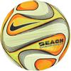 NIKE Championship Deflated Pallavolo da spiaggia Barely Volt/Barely Volt/Black 5