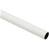 Gardinia Asta per Tenda, Tubo in Metallo, Serie Chicago, Diametro 20 mm, Lunghezza 160 cm, Bianco