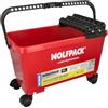 WOLFPACK Secchio Pinza 24 Litri Con Ruote