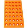 Hoppipola ER - Contenitore per pinze per utensili CNC, 60 scomparti, per ER25/ER32, impilabile, in robusta plastica PP, arancione (ER25)