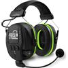 GREEN DEVIL Shield LD Aktiver Gehörschutz - elektronischer Gehörschützer mit Bluetooth 5.3 Technologie Integriertes Mikrofon EN352-konforme SNR 32dB für Mähen und Lärmintensive