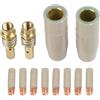 Hoppipola Per 15AK Compatibile 12PCS Rivestimento Protezione Ugelli Set Aviazione Alluminio per una Migliore Efficienza di Saldatura