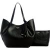 GUESS borsa shopper Amorette 2 in 1 Tote Bag Black nero