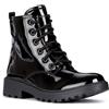 Geox J Casey Girl, Caviglia barca Bambine e ragazze, Nero (Black), 30 EU