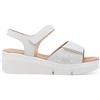 Melluso Sandalo Platform Bianco e Argento con Strass r80439q 41