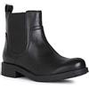 Geox D Rawelle A, Stivaletti Donna, Nero (9999/Black), 36 EU
