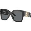 Versace Occhiali da Sole GRECA VE 4402 Black/Grey 59/16/140 donna