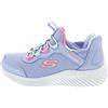 Skechers Bambine e ragazze Bounder Simple Cute Slip-In ALLENATRICE, Lavender Synthetic/Trim, 28 EU
