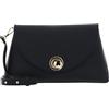 Coccinelle Pelle borsa a tracolla Nikla Handbag Double Grainy Leather Noir/Cognac nero