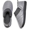 Git-up Pantofole da Uomo in Memory Foam Foderate, Scarpe da Casa Calde Lavorate a Maglia con Inserti Elastici per Interni/Esterni e Sole in Gomma Antiscivolo