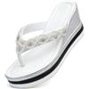 SHLivweary Sandali da donna con strass, leggeri, comodi, antiscivolo, con zeppa, estivi, alla moda, per matrimoni e spiaggia