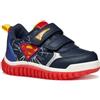 Geox B Lightyloo Boy, Scarpe da Ginnastica Bimbo 0-24, Navy Royal, 23 EU