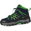 CMP Kids Rigel Mid Trekking Shoes Wp, Scarpe da trekking Unisex - Bambini e ragazzi, B Blue Gecko 51AK, 32 EU