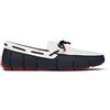 Swims 21306 Uomo Mocassini, Bianco (White/Glacier Gray Melange/Deep Green 834),