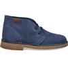 PAYMA - Stivali Stivaletti Safari Deserto in Pelle per Uomo e Donna. Fatto in Spagna. Scarpa Chukka in Crosta di Pelle Sport. Chiusura con Lacci. Suola in Gomma. Colore: Jeans, Taglia: EU 38