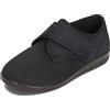 OrtoMed Scarpe Ortopediche Donne Uomo Larghezza Regolabile Strappo 36-46 EU (41, Nero 6013)