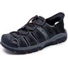 Skechers Sandali da uomo Tresmen-Norvick Fisherman, nero, 42 EU