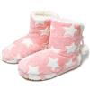 AONEGOLD Pantofole a Stivaletto Donna Invernali Morbido Calde Peluche Pantofole da Casa Indoor Antiscivolo Ciabatte(Rosa,Taglia 40-41)