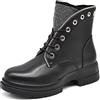 IF Fashion Stivaletti Stivali Invernali Scarpe da Donna Lacci Anfibi Strass 6633 Nero 38