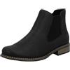 Rieker Ladies Casual Heeled Ankle Boots Z4994, Nero, 3.5 UK
