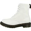 Dr. Martens 8 Eye Boot, Stivaletti Donna, Bianco(Optical White Virginia), 40 EU