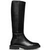 Geox Stivali da donna NORIZE in pelle liscia nera