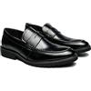 EsaSam Mocassini da Uomo Slip-On Formali alla Moda Classici Casual da Guida Oxford,Nero,47 EU