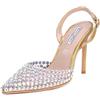 QUEEN HELENA Décolleté con Strass Sandali Eleganti con Tacco a Spillo Donna K3338