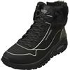 Skechers Uno Rugged Fall Shimmer - Stivaletti da donna, Pelliccia sintetica Durabuck Metallic Duraleather nera, 36 EU