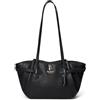 GUESS Yesba Girlfriend Shoulder Satchel, Borsa a Tracolla Donna, Nero, Taglia Unica