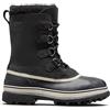 SOREL Caribou - Stivali impermeabili da uomo, nero, pietra scura, 41 EU